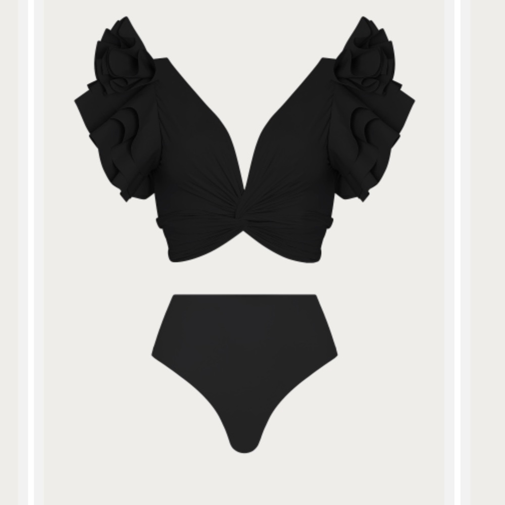MAYGEL CORONEL Kai two pieces swimsuit black - Picture 2 of 10